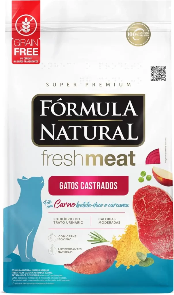 Ração Fórmula Natural gatos Castrados